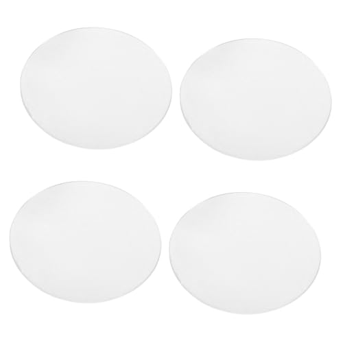 TOPPERFUN 4 Stück Bikonvexe Kind Spiegelprisma Wissenschafts Klassenzimmer Optik Kits LED Lichtlinse Konvexe Linse Kleine Teleskoplinsen Linse Doppelt Konvexe Linsen Physik von TOPPERFUN