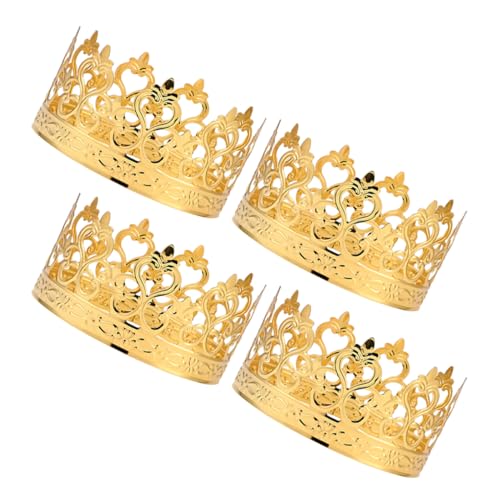 TOPPERFUN 4 Stück Goldene Kronkuchendekoration Dekorationen Königin Kuchen Topper Babyparty Tiaras Kronprinzessin Kuchendeckel Kuchen -Topper Mini-Tiara-Krone Kuchen-Krone-Topper Eisenblech TOPPERFUN 4 Stück Goldene Kronkuchendekoration Dekorationen Königin Kuchen Topper Babyparty Tiaras Kronprinzessin Kuchendeckel Kuchen -Topper Mini-Tiara-Krone Kuchen-Krone-Topper Eisenblech von TOPPERFUN