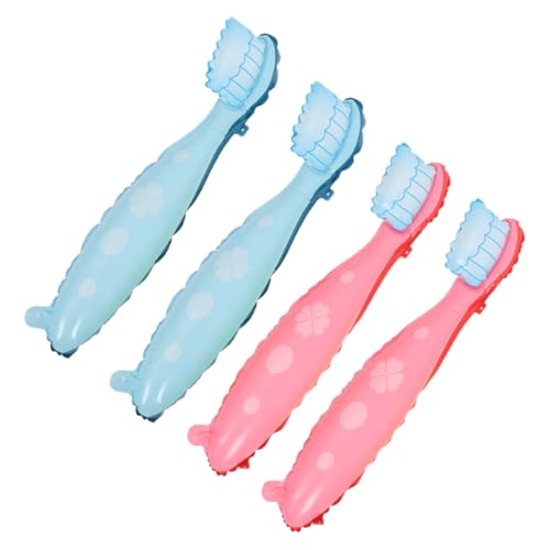 TOPPERFUN 4 Stücke Zahnbürste Zahnbürste Kleinkind Zahnbürste Zahnbürsten Graduierung Ballon Graduierung Party Supplies Hund Zahnbürste Kleinkind Reise Essential Oder von TOPPERFUN