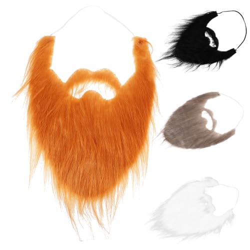 TOPPERFUN 4 Teiliges Bartperücken Set Kunstbart Set Braun Noel Falsche Bärte Männer Weihnachten Gesichtsbehandlung Kinderanzug Farbstoff Falsche Schnurrhaare Halloween TOPPERFUN 4 Teiliges Bartperücken Set Kunstbart Set Braun Noel Falsche Bärte Männer Weihnachten Gesichtsbehandlung Kinderanzug Farbstoff Falsche Schnurrhaare Halloween von TOPPERFUN