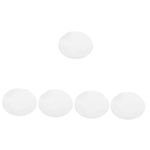 TOPPERFUN 5 Stück Bikonvexe Kind Spiegelprisma Optisch Transparente Konvexe Linse LED Lichtlinse Konkave Linse Optisch Für Den Unterricht Bikonvexe Linsen Linsenphysik Für von TOPPERFUN
