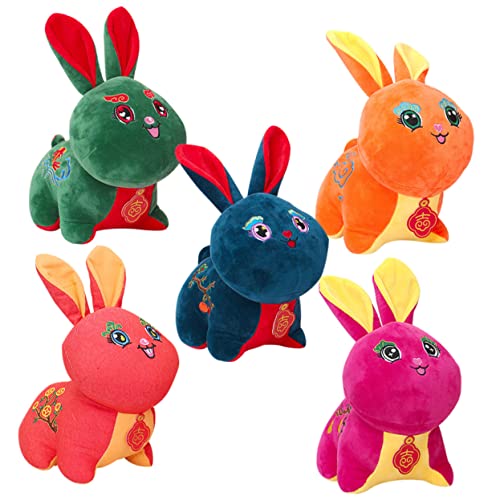 TOPPERFUN 5 Stück Kristall Bunte Station Kaninchen Hängende Dekoration Hasenspielzeug Für Kaninchen Jahr Maskottchen Puppe Plüsch Hase Puppe Entzückendes Hasendekor Für Kindergeschenke Pp TOPPERFUN 5 Stück Kristall Bunte Station Kaninchen Hängende Dekoration Hasenspielzeug Für Kaninchen Jahr Maskottchen Puppe Plüsch Hase Puppe Entzückendes Hasendekor Für Kindergeschenke Pp von TOPPERFUN