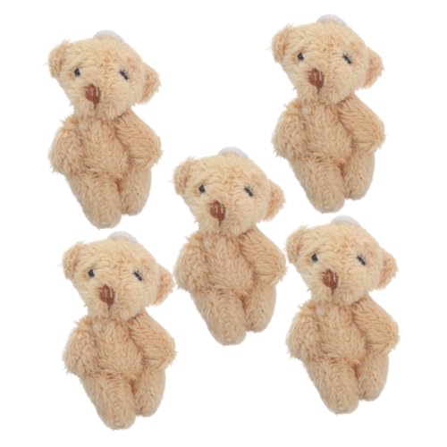 TOPPERFUN 5 Stück Taschenbär Kleine Bären Partygeschenke Tragen Minibären Tierschlüsselketten Bär Schlüsselanhänger Mini-kuscheltiere Masse Schlüsselanhänger Bär Plüsch Khaki TOPPERFUN 5 Stück Taschenbär Kleine Bären Partygeschenke Tragen Minibären Tierschlüsselketten Bär Schlüsselanhänger Mini-kuscheltiere Masse Schlüsselanhänger Bär Plüsch Khaki von TOPPERFUN