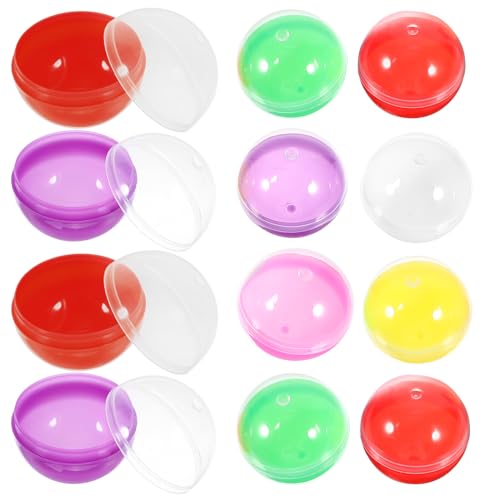 TOPPERFUN 50 Stück Durchscheinende Macaron-Farbschalen 1 26 Zoll Leere Automatenkapseln Farbige Runde Pp-Kapseln In Großpackung Kleiner Plastikbehälter Für Osterparty- TOPPERFUN 50 Stück Durchscheinende Macaron-Farbschalen 1 26 Zoll Leere Automatenkapseln Farbige Runde Pp-Kapseln In Großpackung Kleiner Plastikbehälter Für Osterparty- von TOPPERFUN