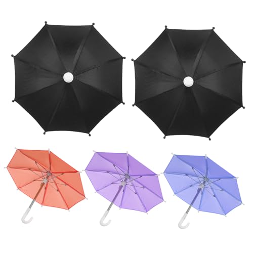 TOPPERFUN 5Stücke Mini Regenschirm Faltbare Regenschirme Für DIY Malerei Und Dekoration Hängende Requisiten Für Zufällige Farben von TOPPERFUN