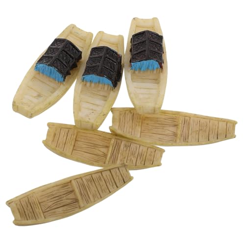 TOPPERFUN 6 Stück Fischerboot Modell Kleine Modellboote Kleine Fischerbootfiguren Boot Figur Miniaturboot Miniaturfiguren Miniatur Japanisches Boot Miniatur Segelboot Dark Brown Harz TOPPERFUN 6 Stück Fischerboot Modell Kleine Modellboote Kleine Fischerbootfiguren Boot Figur Miniaturboot Miniaturfiguren Miniatur Japanisches Boot Miniatur Segelboot Dark Brown Harz von TOPPERFUN