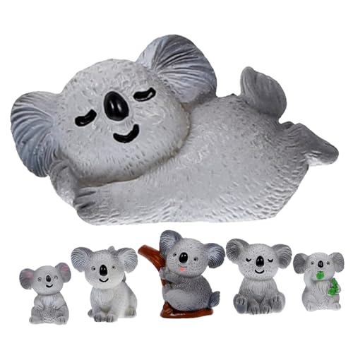 TOPPERFUN 6 Stück Miniatur Figuren aus Harz Niedliche Skulpturen für Garten Puppenhaus Mikro Landschaft Langlebige Deko Accessoires für Tisch und Auto TOPPERFUN 6 Stück Miniatur Figuren aus Harz Niedliche Skulpturen für Garten Puppenhaus Mikro Landschaft Langlebige Deko Accessoires für Tisch und Auto von TOPPERFUN