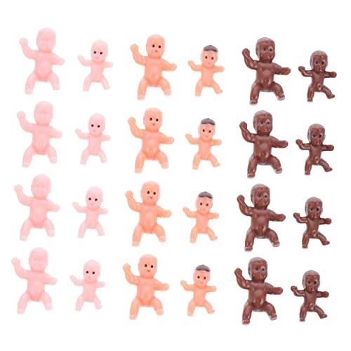 TOPPERFUN Spielzeug Für Kleinkinder 60 Stücke Mini Kunststoff Babys Baby Dusche Spiel Spielzeug von TOPPERFUN