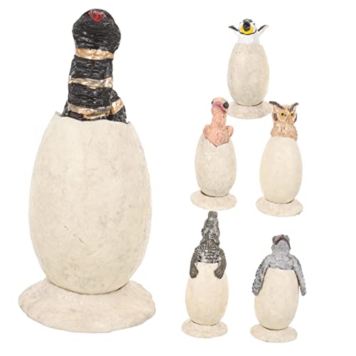 TOPPERFUN 6Stücke Teiliges Tier Eierspielzeug Mit Dinosaurier Pinguin Lernspielzeug Für Fördert Wissensvermittlung Über Tiere Für Geburtstage Feiertage von TOPPERFUN