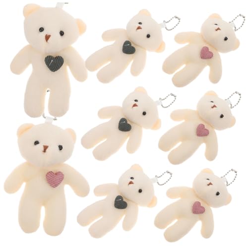 TOPPERFUN 8 Stück Bär Schlüsselanhänger Mini-plüschtiere Abschluss-minibärenmasse Ausgestopfter Bär Ausgestopfte Tiere in Loser Schüttung Bär Plüsch Kleine Bären Pp Baumwolle TOPPERFUN 8 Stück Bär Schlüsselanhänger Mini-plüschtiere Abschluss-minibärenmasse Ausgestopfter Bär Ausgestopfte Tiere in Loser Schüttung Bär Plüsch Kleine Bären Pp Baumwolle von TOPPERFUN