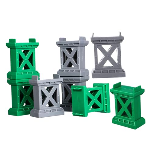 TOPPERFUN 8 Stück Teiliges Brückenstützen für Spielzeugzüge Stapelbare Gleisbrückenunterstützungen für Spielsets Gestaltung von Modelllandschaften TOPPERFUN 8 Stück Teiliges Brückenstützen für Spielzeugzüge Stapelbare Gleisbrückenunterstützungen für Spielsets Gestaltung von Modelllandschaften von TOPPERFUN