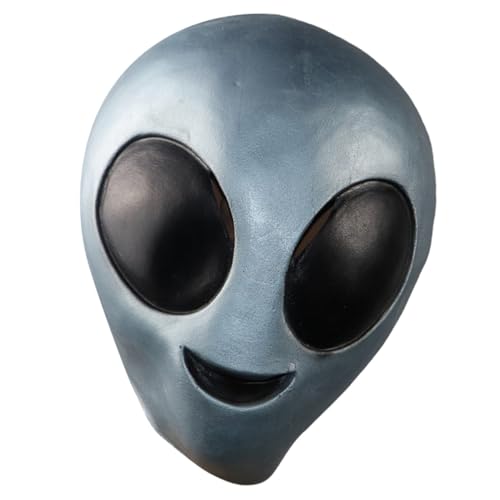 TOPPERFUN Alien Gesichtsbedeckung 3D Realistische Alien Maske Gruselige Halloween Masken Außerirdische Masken Cosplay Streich Für Erwachsene Kopfkostüm TOPPERFUN Alien Gesichtsbedeckung 3D Realistische Alien Maske Gruselige Halloween Masken Außerirdische Masken Cosplay Streich Für Erwachsene Kopfkostüm von TOPPERFUN