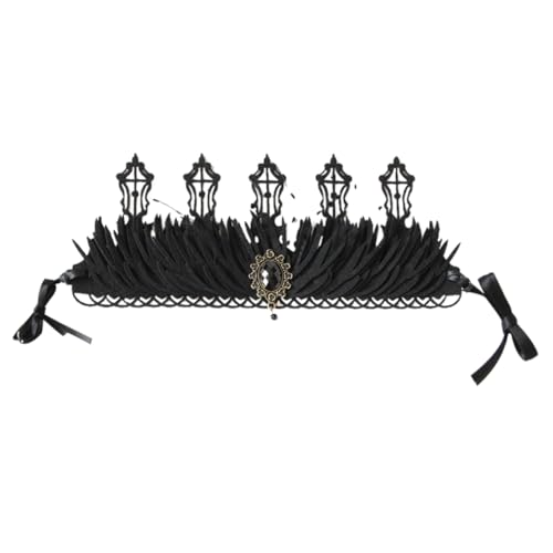 TOPPERFUN Barocke Krone für Vintage Halloween Haarschmuck Gothic Stirnband für Kostümpartys und Besondere Anlässe Leicht und Bequem Accessoire für Prinzessinnen und Hexen TOPPERFUN Barocke Krone für Vintage Halloween Haarschmuck Gothic Stirnband für Kostümpartys und Besondere Anlässe Leicht und Bequem Accessoire für Prinzessinnen und Hexen von TOPPERFUN