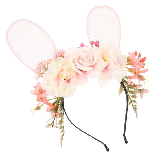 TOPPERFUN Blumiges Hasenohren Haarreif für Mädchen Leichter Stoff Stirnband mit Realistischen Blumen Komfortabler Haarschmuck für Partys Karneval und Alltag Süßes Tier accessoire TOPPERFUN Blumiges Hasenohren Haarreif für Mädchen Leichter Stoff Stirnband mit Realistischen Blumen Komfortabler Haarschmuck für Partys Karneval und Alltag Süßes Tier accessoire von TOPPERFUN