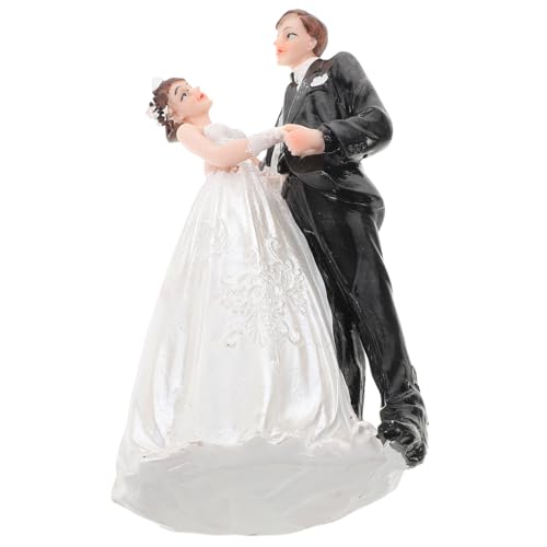 TOPPERFUN Braut Und Bräutigam Ornamente Hochzeitsdekorationen Golden Für Figur Hochzeitstortenaufsatz Bräutigam Rustikale Aufsätze Hochzeiten Party Bräutigam Braut Und Bräutigam von TOPPERFUN