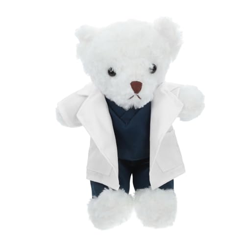 TOPPERFUN Doktor Stoffbär Dekorativer Cartoon Süßer Eisbär Medizinischer Plüsch Arzt Stofftier Arztkram Arztkostüm Für Hund Ausgestopfter Bär Schlaf-eisbär-plüsch Ammenbär Pp Baumwolle Weiß TOPPERFUN Doktor Stoffbär Dekorativer Cartoon Süßer Eisbär Medizinischer Plüsch Arzt Stofftier Arztkram Arztkostüm Für Hund Ausgestopfter Bär Schlaf-eisbär-plüsch Ammenbär Pp Baumwolle Weiß von TOPPERFUN