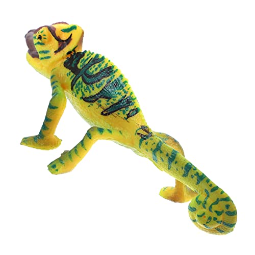 TOPPERFUN Echsenfigur aus Realistische Reptilienstatue Terrariumdekor Handbemalt für Heimdekoration und Fotorequisiten von TOPPERFUN
