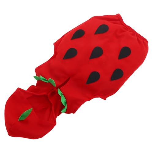 TOPPERFUN Erdbeer Kostüm Erdbeer Frucht Kostüm für Mädchen Cosplay Kleidung für Partys und Auftritte Jahre Rot von TOPPERFUN