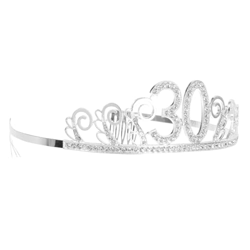 TOPPERFUN Geburtstagskrone Geburtstagsparty Krone Königin Mädchengeburtstag Happy Birthday Tiara Geburtstags Tiara Für Frauen Prinzessin Geburtstagsparty Krone Geburtstags von TOPPERFUN