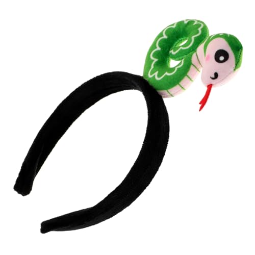 TOPPERFUN Grünes Stirnband Cartoon kopfschmuck Neujahrs partyaccessoire Langlebig Bequem Sicher Passend für Mädchen Fasching Karneval von TOPPERFUN