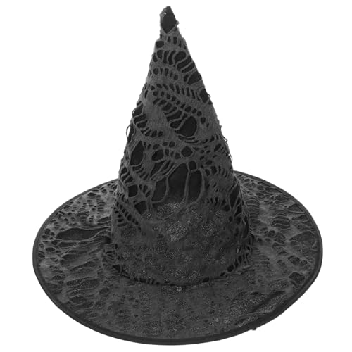 TOPPERFUN Halloween Hexenhut mit Lochdesign für Cosplay und Partys Einheitsgröße Leicht und für Halloween Karneval und Kostümpartys Dekoration und Geschenkidee TOPPERFUN Halloween Hexenhut mit Lochdesign für Cosplay und Partys Einheitsgröße Leicht und für Halloween Karneval und Kostümpartys Dekoration und Geschenkidee von TOPPERFUN