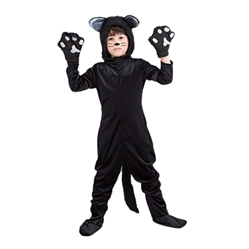 TOPPERFUN Halloween Katzenkostüm für Cosplay Outfit für Jungen und Mädchen Xl Lustiges Tierkostüm mit Realistischen Details für Karneval und Maskerade Waschbar und Wiederverwendbar TOPPERFUN Halloween Katzenkostüm für Cosplay Outfit für Jungen und Mädchen Xl Lustiges Tierkostüm mit Realistischen Details für Karneval und Maskerade Waschbar und Wiederverwendbar von TOPPERFUN