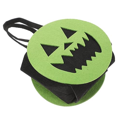 TOPPERFUN Halloween Süßigkeiten Tasche aus Non Woven mit Grünem Teufel Moderater Beutel für Bonbons und Kleine für Halloween Partys Mitgebsel für Freunde und Familie TOPPERFUN Halloween Süßigkeiten Tasche aus Non Woven mit Grünem Teufel Moderater Beutel für Bonbons und Kleine für Halloween Partys Mitgebsel für Freunde und Familie von TOPPERFUN