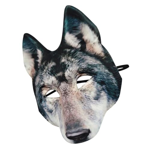 TOPPERFUN Halloween Werwolf Maske Tiermaske für Erwachsene Gruselige Wolf Cosplay Maske Realistische Kostüm Maske für Halloween Partys Verstellbares Kopfband Bequeme Materialien TOPPERFUN Halloween Werwolf Maske Tiermaske für Erwachsene Gruselige Wolf Cosplay Maske Realistische Kostüm Maske für Halloween Partys Verstellbares Kopfband Bequeme Materialien von TOPPERFUN