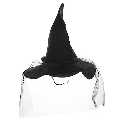 TOPPERFUN Hexenhut für Halloween Eleganter mit Falten Design für Kostümpartys und Cosplay Dekoration Vielseitige Verwendung für Besondere Anlässe TOPPERFUN Hexenhut für Halloween Eleganter mit Falten Design für Kostümpartys und Cosplay Dekoration Vielseitige Verwendung für Besondere Anlässe von TOPPERFUN