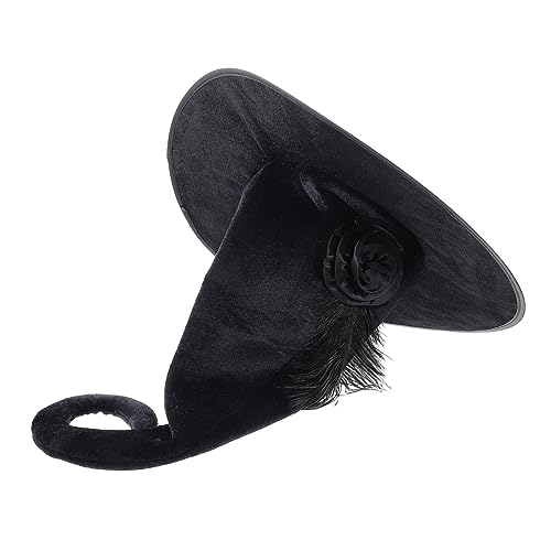 TOPPERFUN Hexenhut für Halloween und Hexenkostümzubehör mit Eleganter für Maskerade Geburtstagsfeiern und Dekoration TOPPERFUN Hexenhut für Halloween und Hexenkostümzubehör mit Eleganter für Maskerade Geburtstagsfeiern und Dekoration von TOPPERFUN