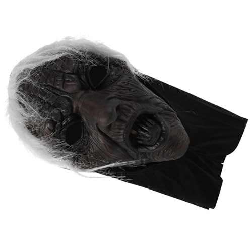 TOPPERFUN Hexenmaske Für Alte Frauen Vollgesichtsmaske Für Halloween Gruseliges Horror Cosplay Kostüm Anziehen Maskerade Requisite TOPPERFUN Hexenmaske Für Alte Frauen Vollgesichtsmaske Für Halloween Gruseliges Horror Cosplay Kostüm Anziehen Maskerade Requisite von TOPPERFUN
