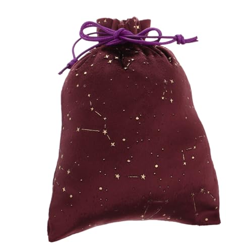 TOPPERFUN Kartentasche Kartenschutztasche Kordelzug Aufbewahrungstasche Haartrocknertasche Schmuckbeutel Kordelzugsack Stoff Schmuckbeutel Goodie Stoff Aufbewahrungstasche Kartenhalter von TOPPERFUN