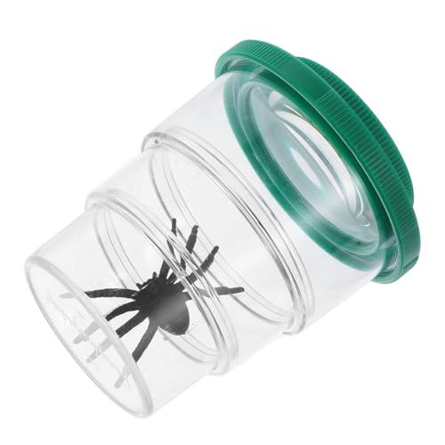TOPPERFUN Kasten Zuschauer Überwachung Schmetterling Bausatz drinnen Insektenbeobachtungsbox Vergrößerungsglas für Insekten Die Insektenlupe Insektenbeobachtungsfall Insektenfall Abs von TOPPERFUN