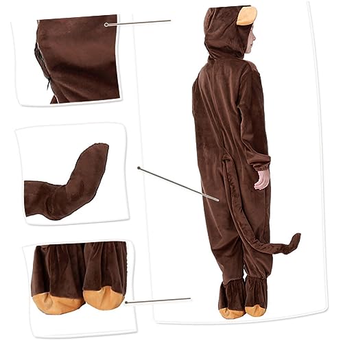 TOPPERFUN Kreatives Kinderkostüm für Halloween Tier Monkey Rollenspiel Outfit Xs Waschbar und Langlebig für Geburtstagsfeiern Karneval und TOPPERFUN Kreatives Kinderkostüm für Halloween Tier Monkey Rollenspiel Outfit Xs Waschbar und Langlebig für Geburtstagsfeiern Karneval und von TOPPERFUN
