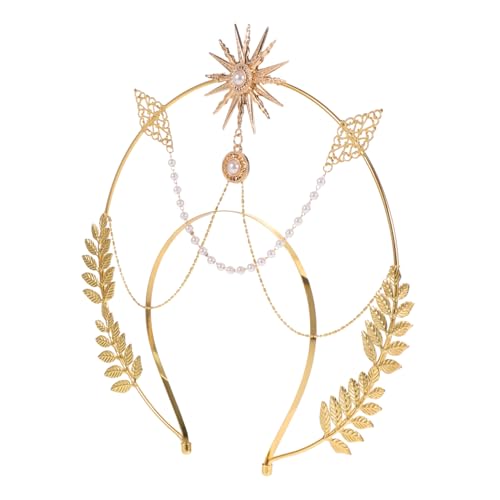 TOPPERFUN Krone Haarband für Erwachsene Headdress aus Metall für Partys Bühnenauftritte und Kostüme Leicht und Komfortabel für Fotos und Besondere Anlässe von TOPPERFUN