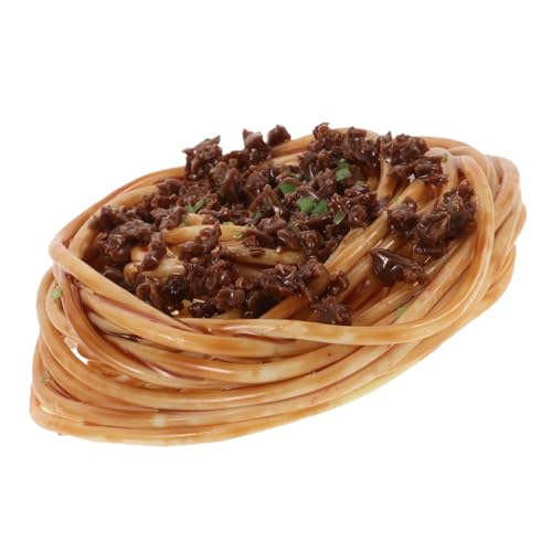 TOPPERFUN Künstliche Spaghetti Modell mit Fleischsoße aus Realistisches Fake Food für Restaurant Deko Fotorequisiten und Partydekoration Langlebig und Wiederverwendbar TOPPERFUN Künstliche Spaghetti Modell mit Fleischsoße aus Realistisches Fake Food für Restaurant Deko Fotorequisiten und Partydekoration Langlebig und Wiederverwendbar von TOPPERFUN