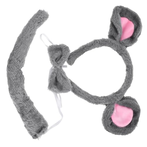 TOPPERFUN Kuscheliges Mäuse-stirnband Set mit Schleife und Niedliches Tier-cosplay Haarreif für Damen für Karneval Halloween Geburtstagsfeiern und Festtagsdekoration TOPPERFUN Kuscheliges Mäuse-stirnband Set mit Schleife und Niedliches Tier-cosplay Haarreif für Damen für Karneval Halloween Geburtstagsfeiern und Festtagsdekoration von TOPPERFUN