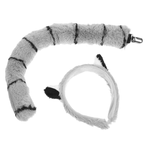 TOPPERFUN Lemuroid Ohren Stirnband mit Satz für Cosplay Weicher Kopfschmuck Tierkostüm Zubehör für Partys Foto Requisiten TOPPERFUN Lemuroid Ohren Stirnband mit Satz für Cosplay Weicher Kopfschmuck Tierkostüm Zubehör für Partys Foto Requisiten von TOPPERFUN