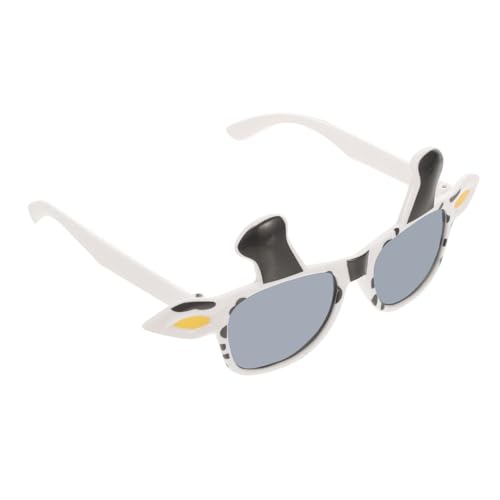 TOPPERFUN Lustige Kuhbrille Party Requisiten Schwarze Cow Cosplay Brille für Geburtstagsfeiern Fotokabine Spaßaccessoire für Kostüm und Verkleidung von TOPPERFUN