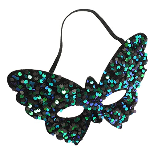 TOPPERFUN Masquerade Maske mit Pailletten Grüne Augenmaske für Karneval Kostümparty Halloween Leicht Vielseitig TOPPERFUN Masquerade Maske mit Pailletten Grüne Augenmaske für Karneval Kostümparty Halloween Leicht Vielseitig von TOPPERFUN
