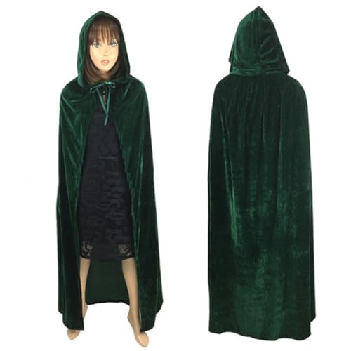 TOPPERFUN Militärischer grüner Umhang Halloween-Frauenumhang Schwarze Kapuze Halloweenkostüm Hexenmantel mit Kapuze TOPPERFUN Militärischer grüner Umhang Halloween-Frauenumhang Schwarze Kapuze Halloweenkostüm Hexenmantel mit Kapuze von TOPPERFUN