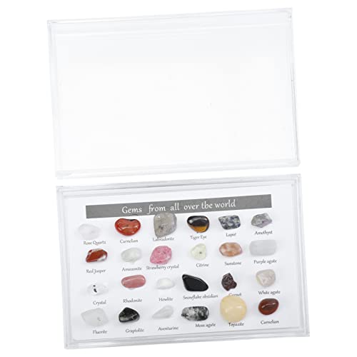 TOPPERFUN Mineralsteinschmuck Unregelmäßige Steine für Dekoration Sammlung Einzigartige Mineralproben für Büro Zuhause für Steinliebhaber von TOPPERFUN
