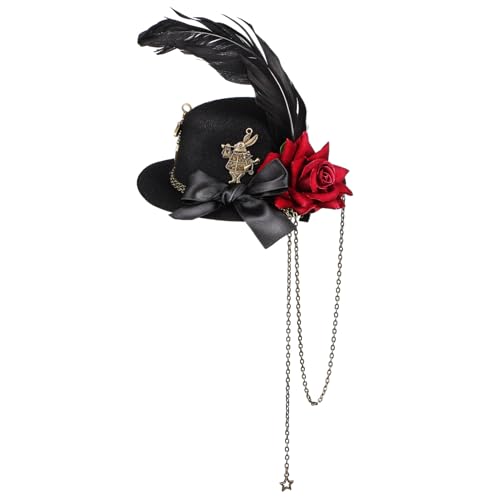 TOPPERFUN Mini Hut Haarspange mit Haarclip für Accessoire für Teepartys Hochzeiten und Geburtstagsfeiern Gastgeschenk von TOPPERFUN