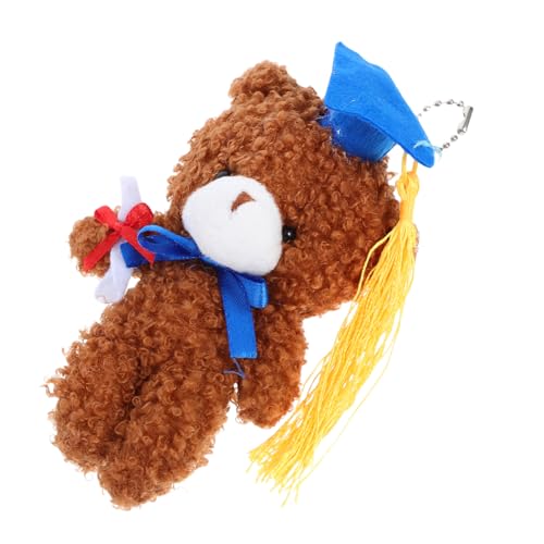TOPPERFUN Niedlicher Abschlussbär Plüsch Abschluss Stofftierspielzeug Mini Plüschbär Mit Gradhut Für DIY Abschlussschlüsselhain High School College Absolventen Party Gefälligkeiten von TOPPERFUN