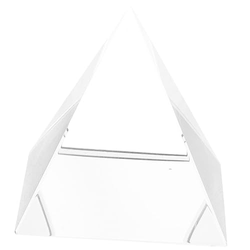 TOPPERFUN Optischer Glasprisma Für Pyramidenschnitt Für Physikalische Experimente Und Dekorative Effekte Im Langlebig TOPPERFUN Optischer Glasprisma Für Pyramidenschnitt Für Physikalische Experimente Und Dekorative Effekte Im Langlebig von TOPPERFUN