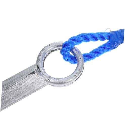 TOPPERFUN Plastik Piratenhaken mit Seil Kinderkostüm Zubehör Halloween Party Accessoire Jungen Mädchen Leichter Robuster Piraten Haken mit Authentischem Design für Karneval Rollenspiel von TOPPERFUN