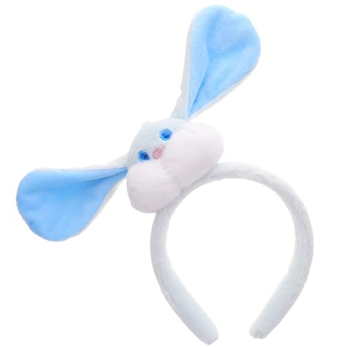 TOPPERFUN Plüsch Hasenohren Haarreif Cartoon Rabbit Stirnband für Partys und Kostüme Atmungsaktives und Sicheres Material für Erwachsene für Ostern und Karneval von TOPPERFUN