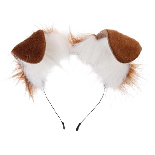 TOPPERFUN Plüsch Hund Ohren Stirnband Faltbare Welpenohren Kopfband Leichtes Cosplay Accessoire für Damen Mädchen Tierparty Fotorequisiten TOPPERFUN Plüsch Hund Ohren Stirnband Faltbare Welpenohren Kopfband Leichtes Cosplay Accessoire für Damen Mädchen Tierparty Fotorequisiten von TOPPERFUN