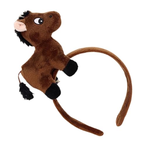 TOPPERFUN Plüsch Tier Stirnbänder 3D Pferdehaarband Flauschiger Haarreif Kindergeburtstagsparty Dekorationen Zubehör Gastgeschenke Für Kleinkinder Erwachsene Cosplay Kostüm TOPPERFUN Plüsch Tier Stirnbänder 3D Pferdehaarband Flauschiger Haarreif Kindergeburtstagsparty Dekorationen Zubehör Gastgeschenke Für Kleinkinder Erwachsene Cosplay Kostüm von TOPPERFUN