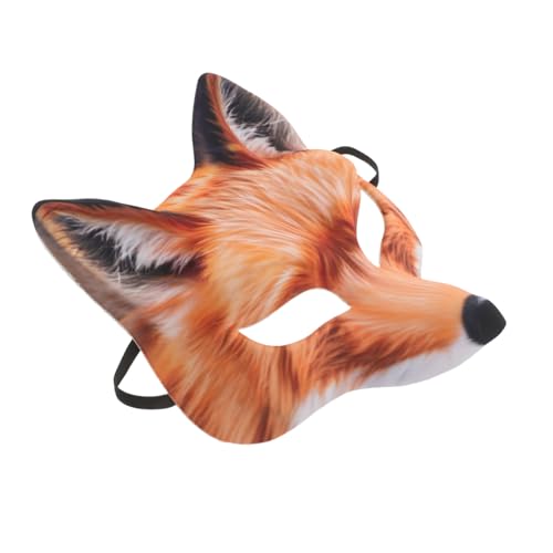 TOPPERFUN Realistische Fuchsmaske aus Halbes Gesicht Wiederverwendbar und Bequem Detailreich für Halloween Karneval Cosplay und Maskerade Tierkostüm Zubehör für Erwachsene TOPPERFUN Realistische Fuchsmaske aus Halbes Gesicht Wiederverwendbar und Bequem Detailreich für Halloween Karneval Cosplay und Maskerade Tierkostüm Zubehör für Erwachsene von TOPPERFUN